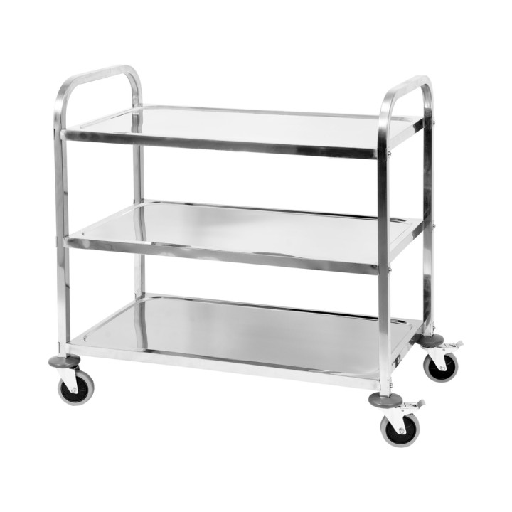 Візок медичний для перевезення біксів з нержавіючої сталі