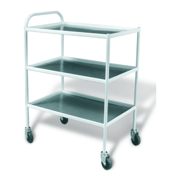 Столик інструментальний пересувний з ручкою на 3 полиці